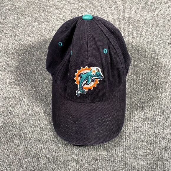 Vintage Miami Dolphins Mens Adjustable Strap Back NFL Football Hat Embroidered - Picture 1 of 8